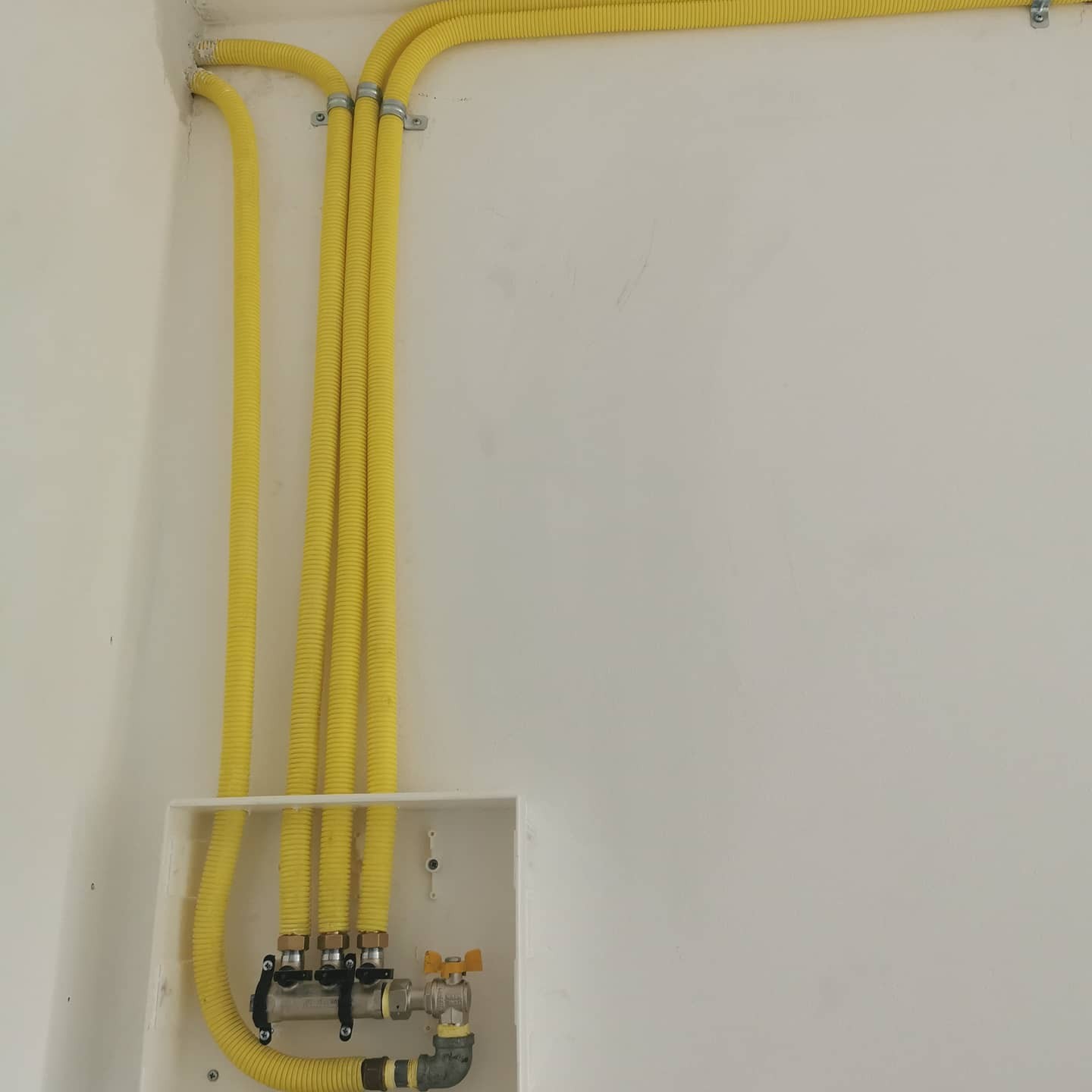 Instalación de tuberías de gas